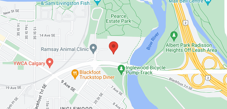 map of 520 63 Inglewood Park SE